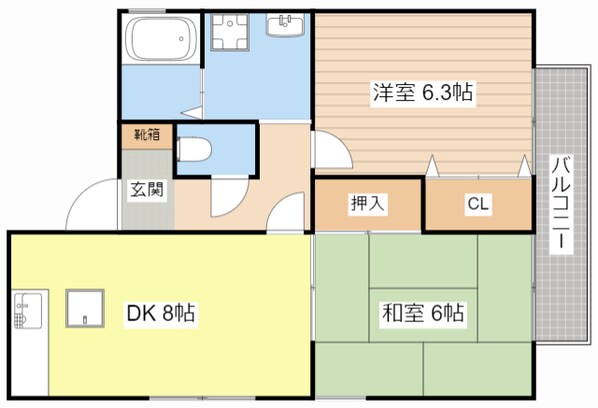 SUN　ESPOIR比叡の物件間取画像